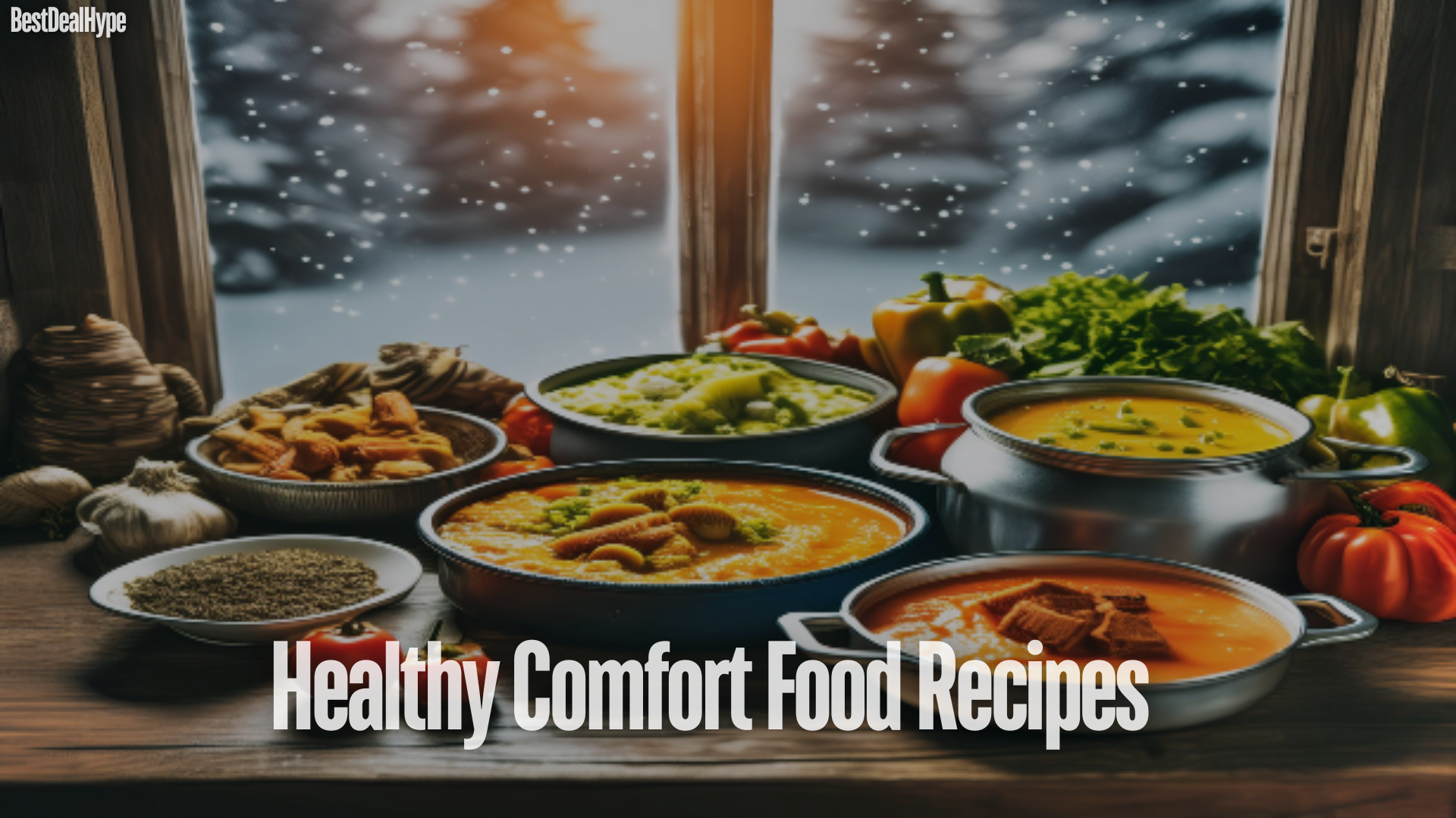 Warm up with healthy comfort food recipes for winter 2024. Enjoy quinoa-stuffed peppers, turmeric chicken soup, and butternut squash mac and cheese.